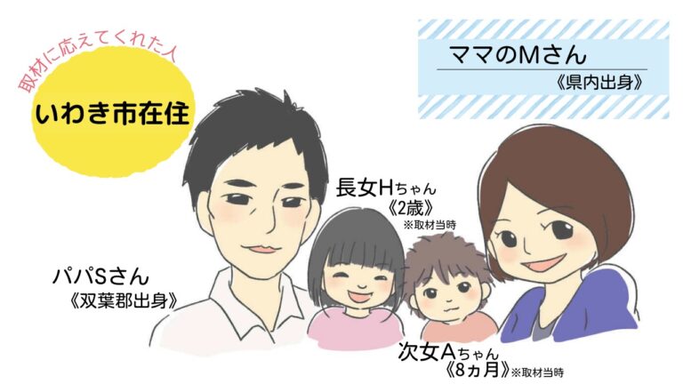 ふたばで子育てする人のリアルボイス #007│いわき市在住Mさん
